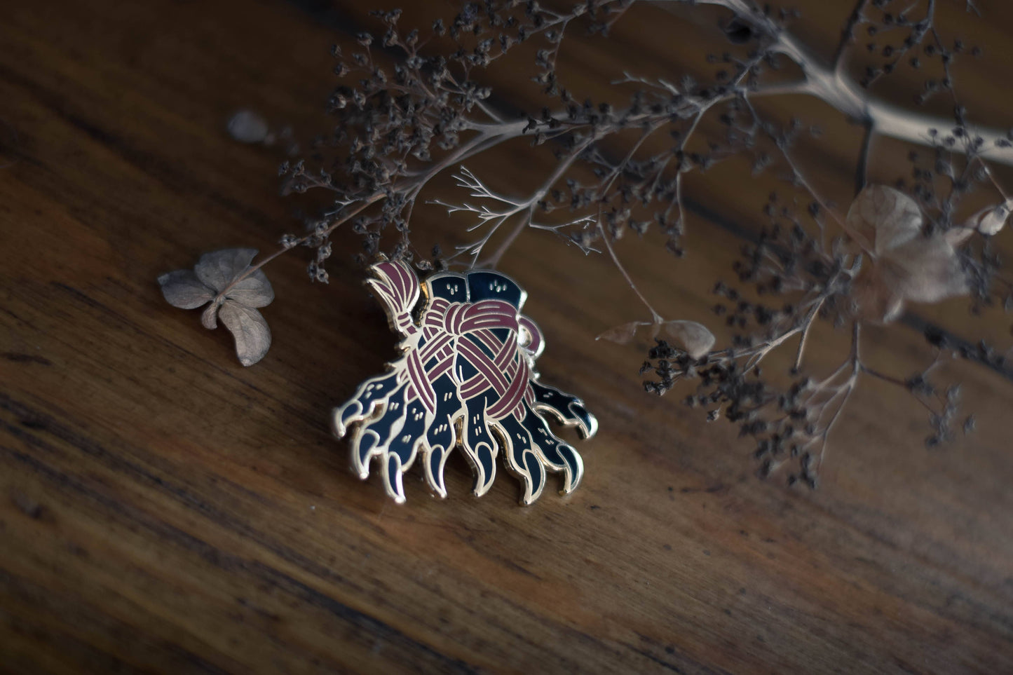 WD Enamel Pin | Shibari Claws