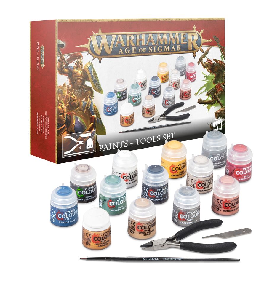 Paints and Tools Set - Warhammer: Age of Sigmar 4th Edition