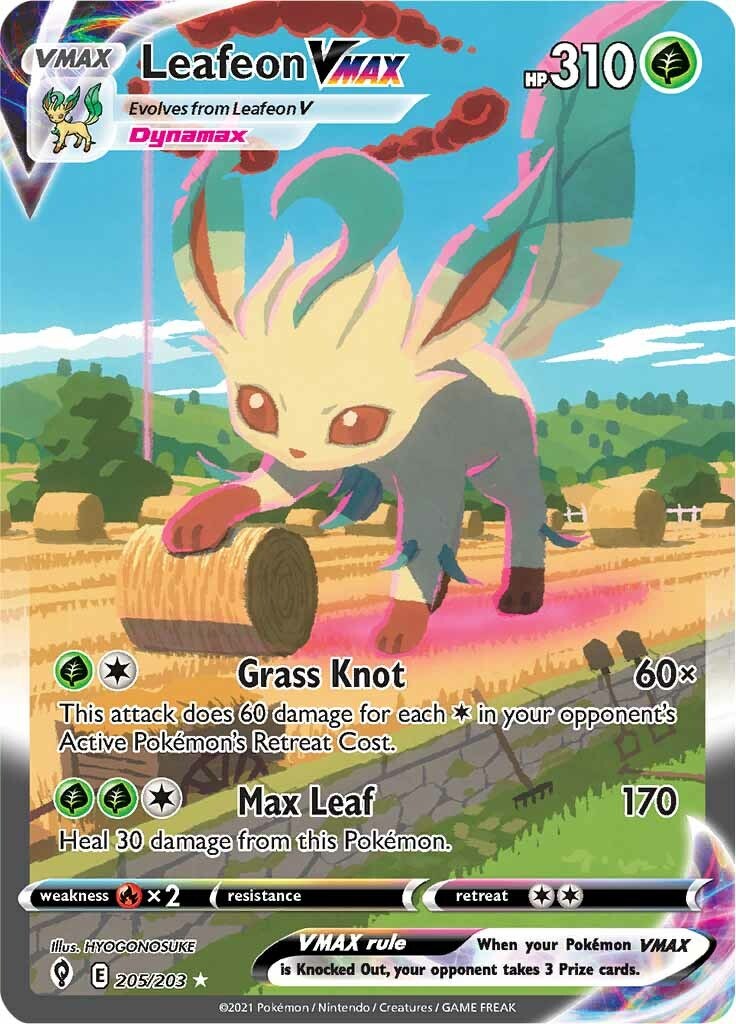 Leafeon VMAX (Alternate Art Secret)