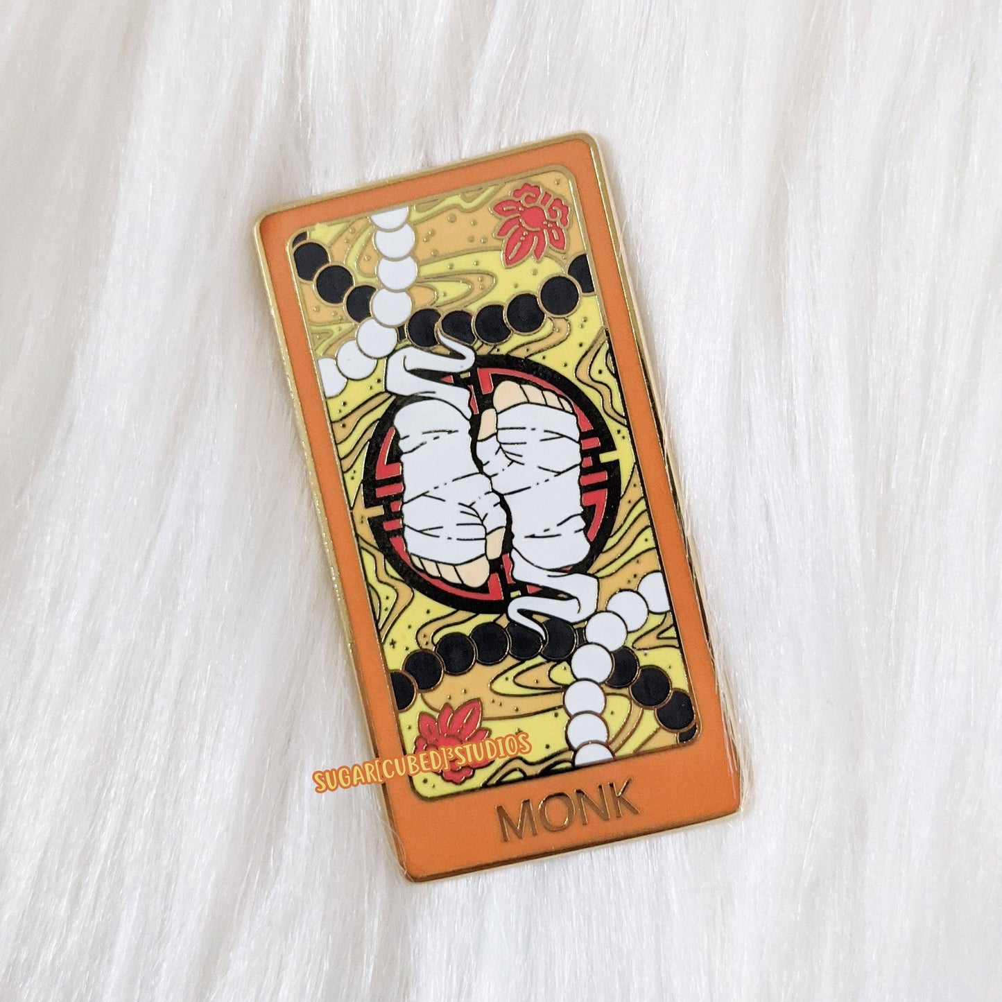 D&D Class Tarot Enamel Pin Series | The Monk