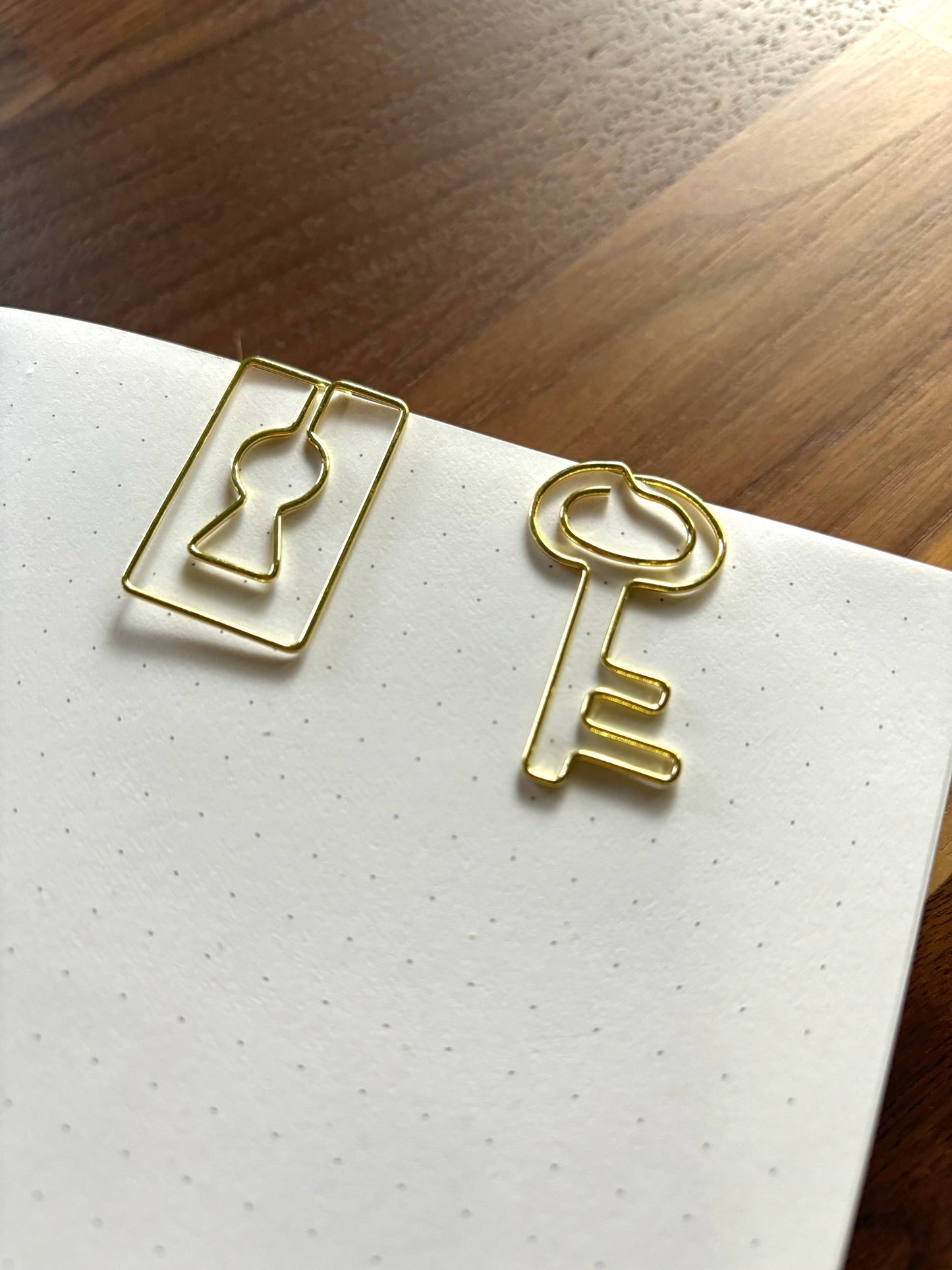 CM Paper Clip Set | Lock & Key