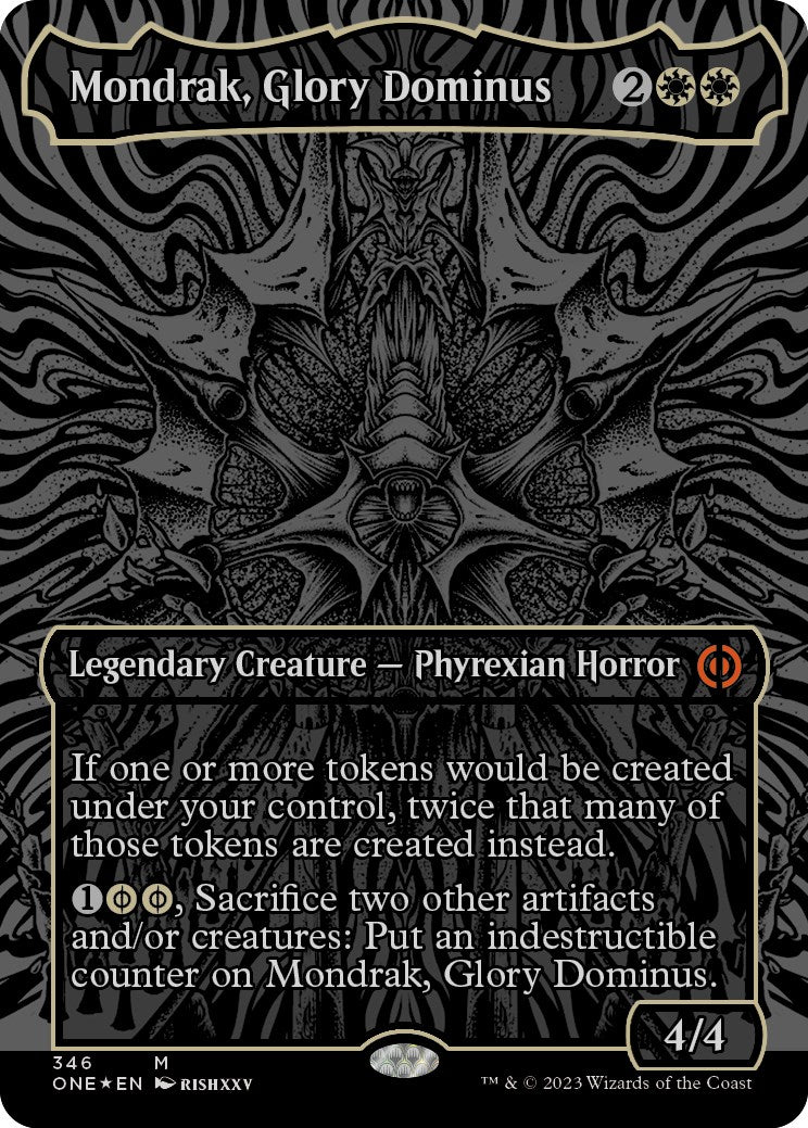 Mondrak, Glory Dominus (Oil Slick Raised Foil)