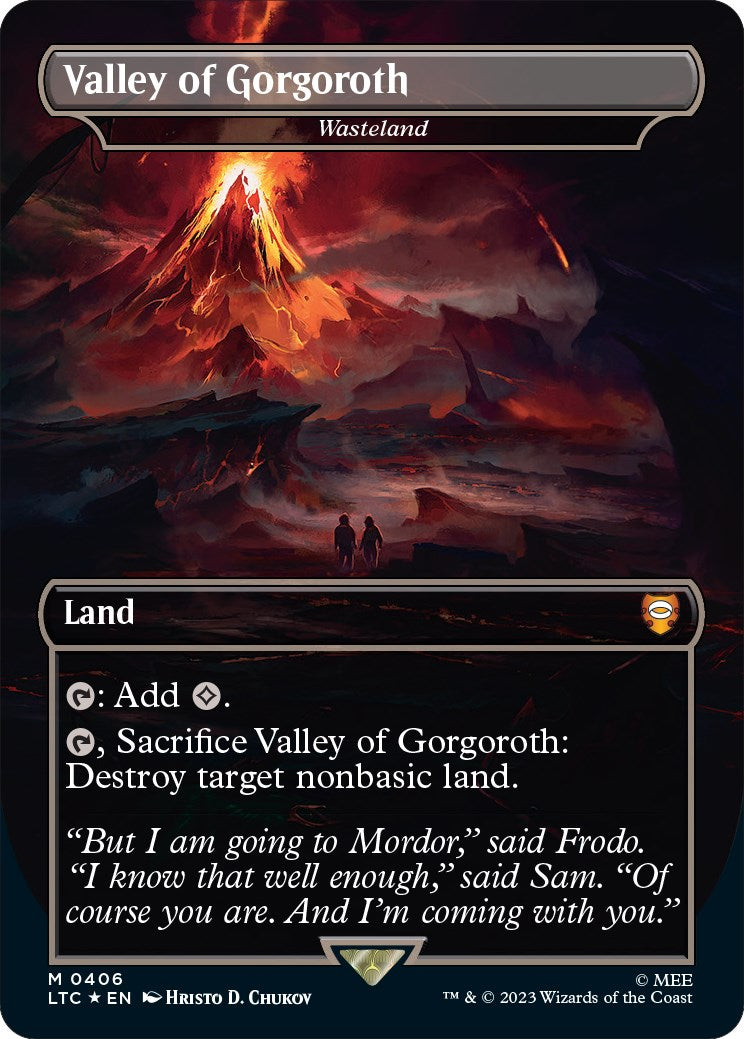 Valley of Gorgoroth - Wasteland (Borderless) (Surge Foil)