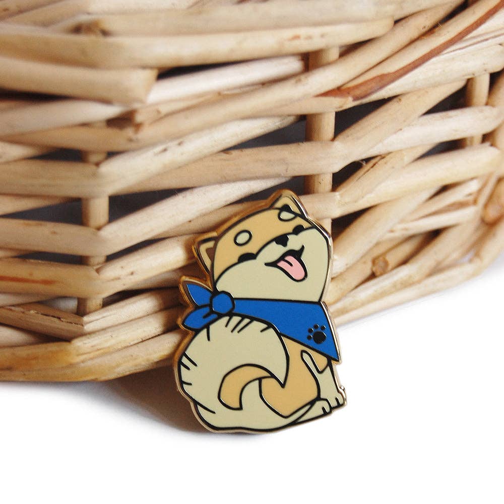 Good Puppers Enamel Pin | Shiba