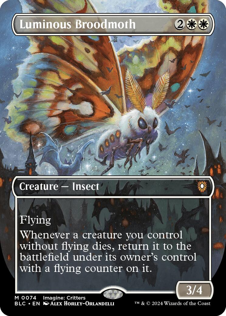 Luminous Broodmoth (Borderless)