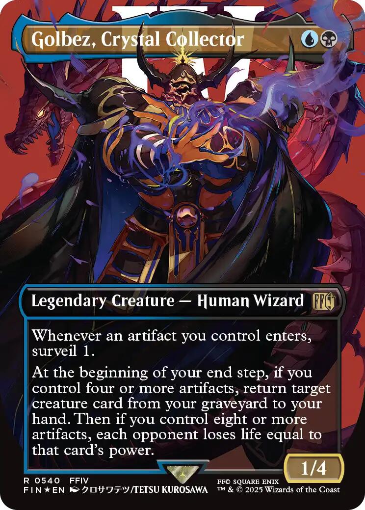 Golbez, Crystal Collector (Borderless) (Surge Foil)