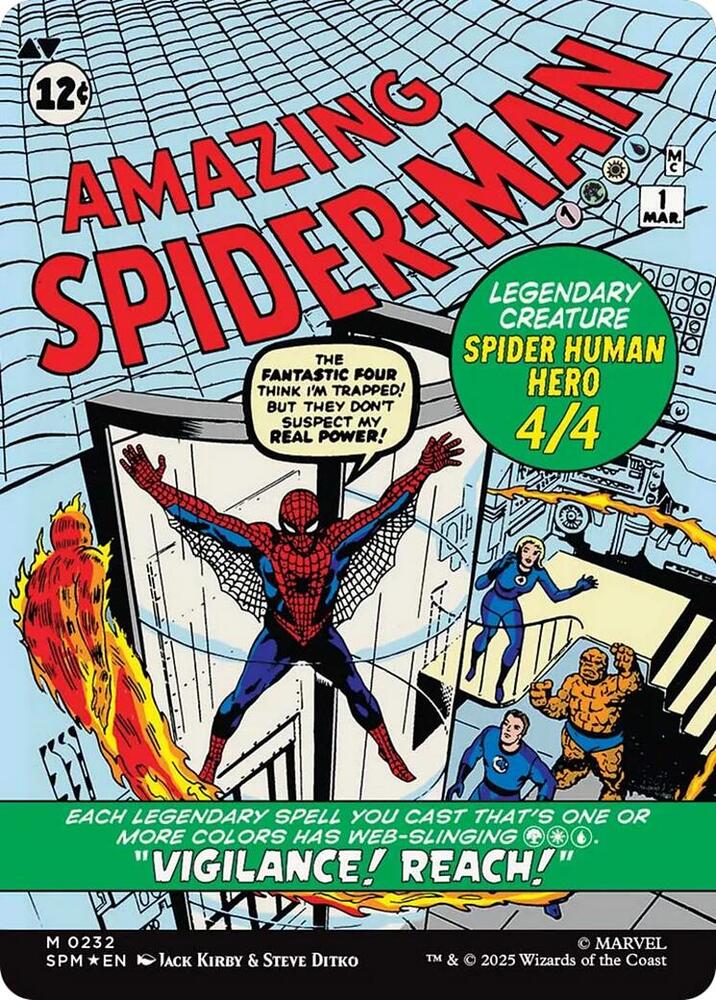 Peter Parker (0232) (Borderless) (Back)