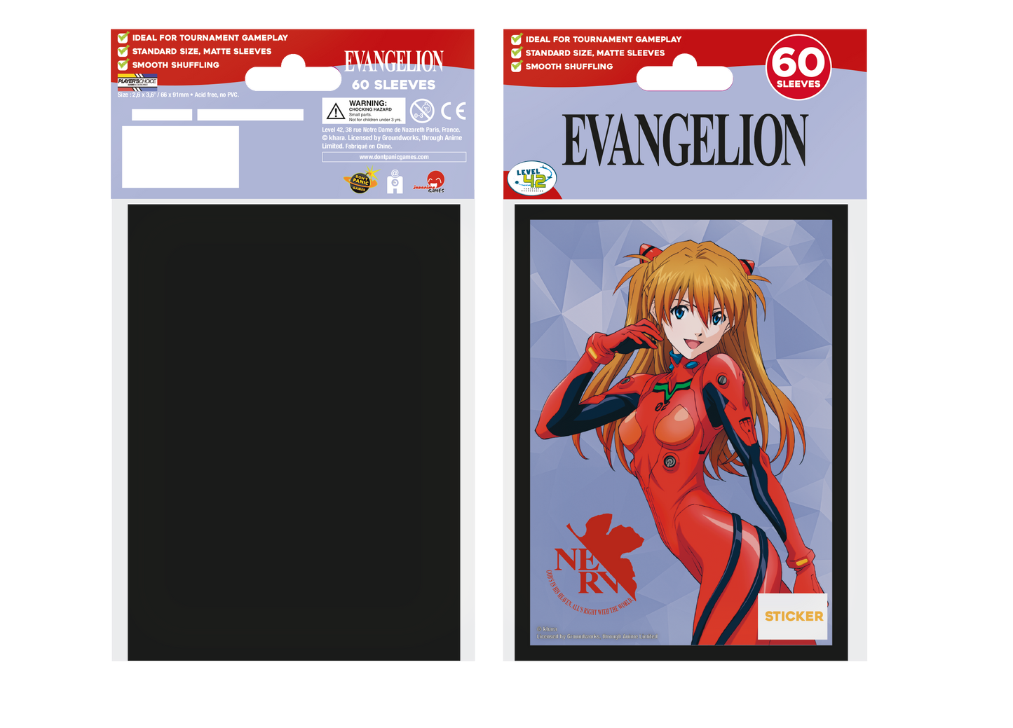 Officially Licensed Evangelion Standard Sleeves - ASUNA