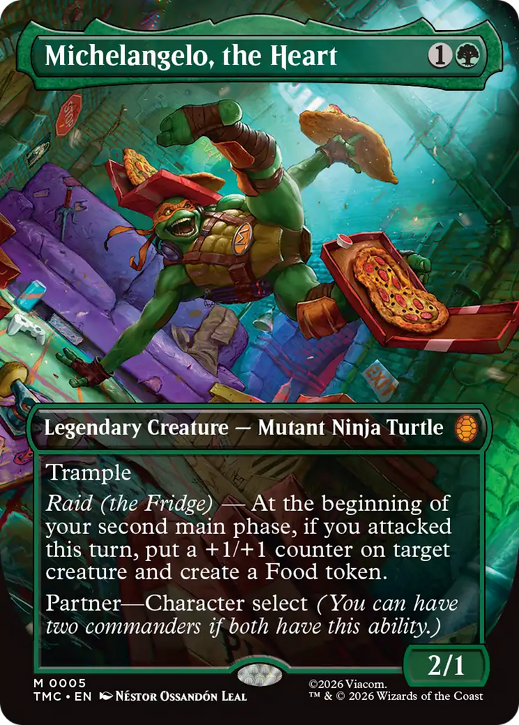 Michelangelo, the Heart (Borderless) [Teenage Mutant Ninja Turtles Com –  Pandemonium Books and Games