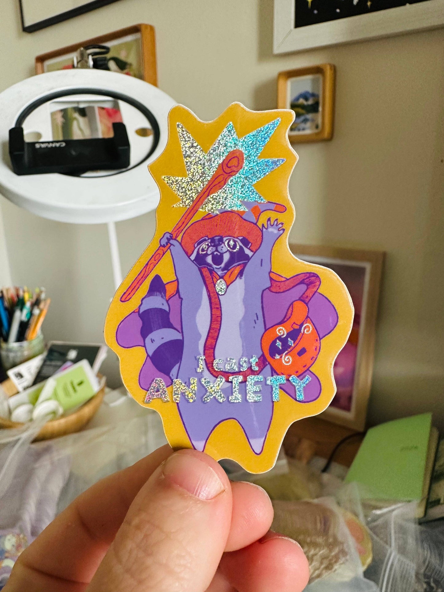 OHG Sticker | Raccoon Wizard