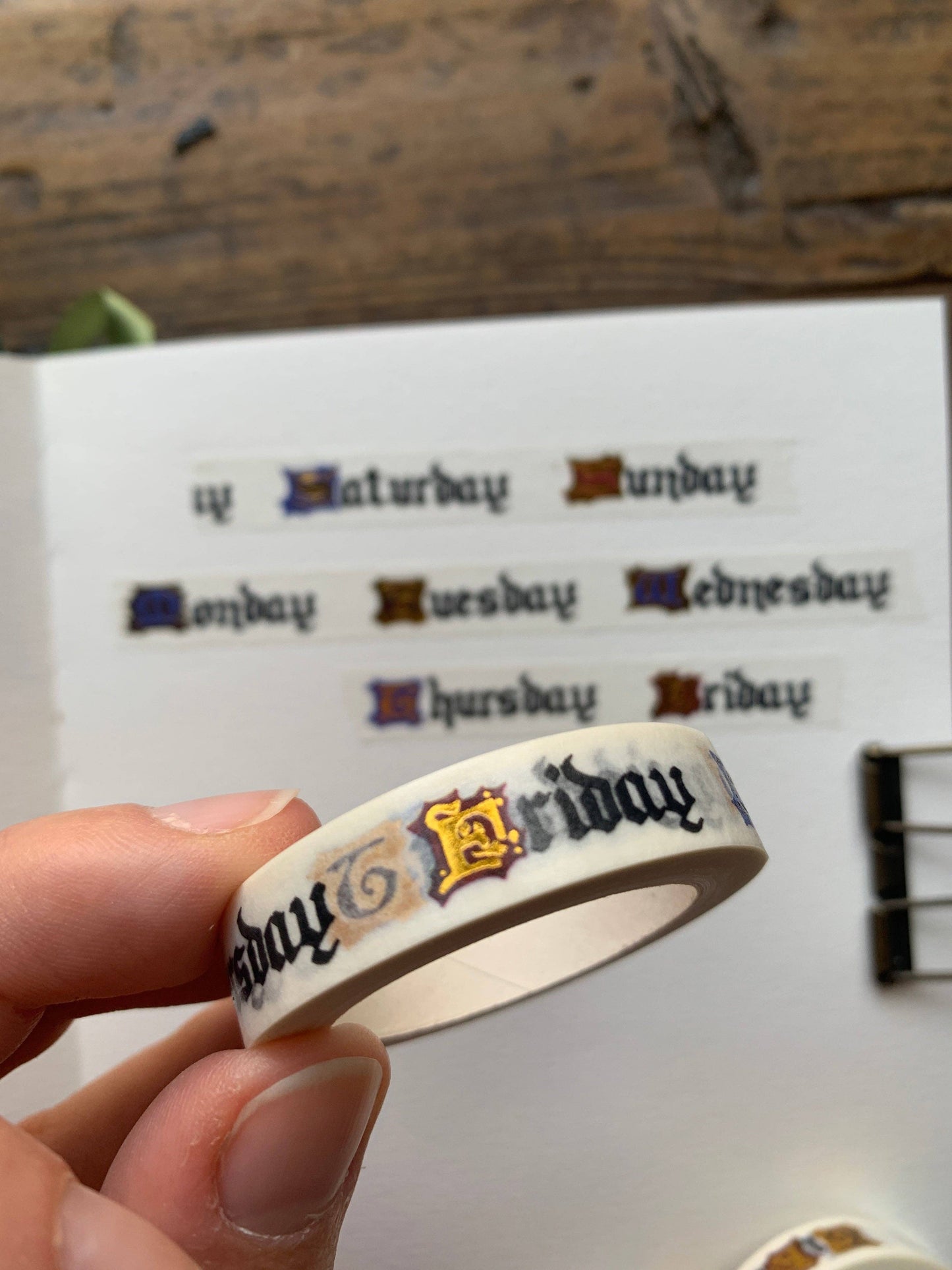 CM Washi Tape | Insular Days of the Week