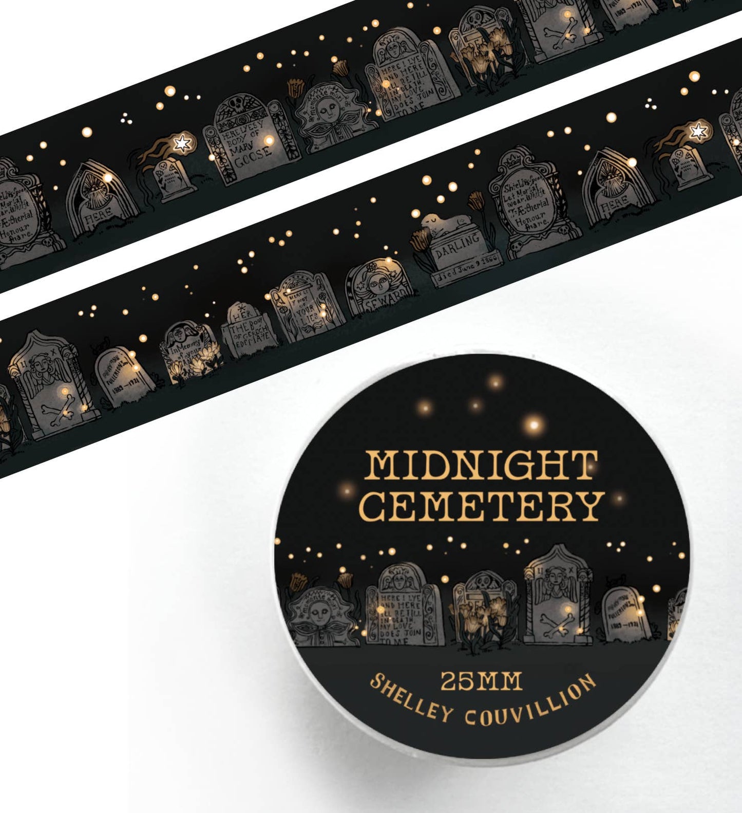SC Washi Tape | Midnight Cemetery
