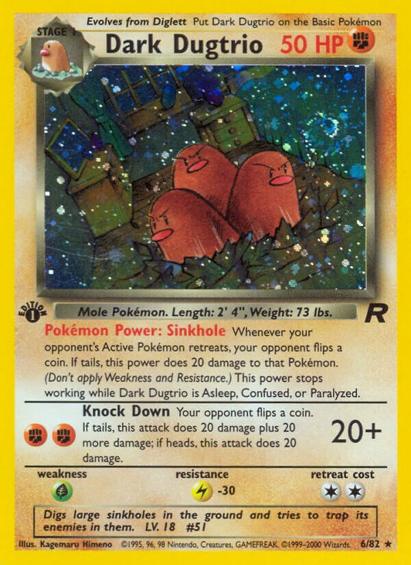 Dark Dugtrio (6)