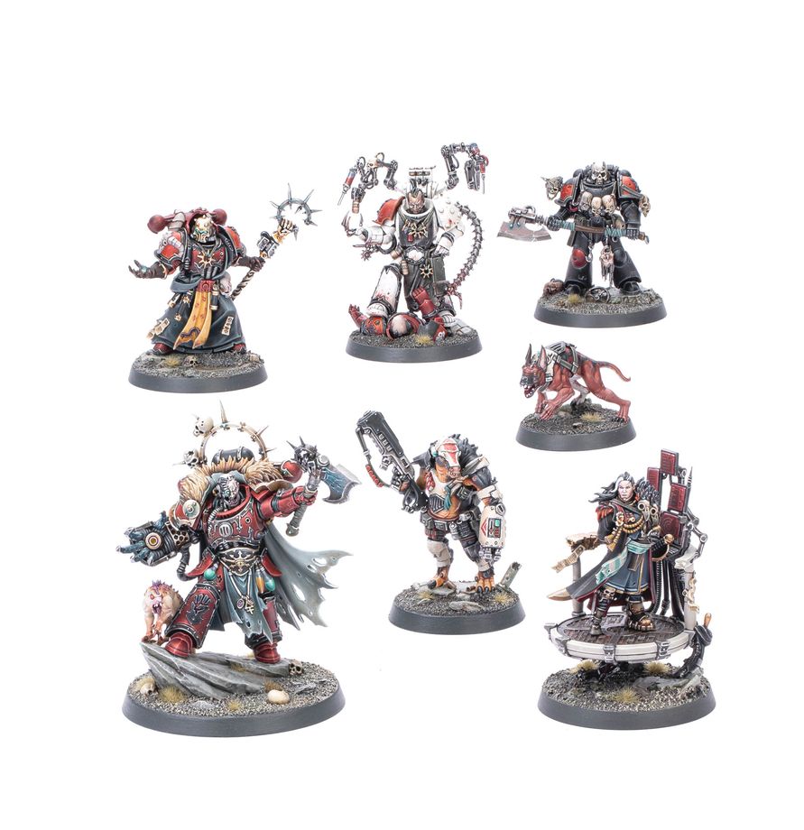 HURON BLACKHEART AND THE MASTERS OF THE MAELSTROM - RED CORSAIRS - WARHAMMER 40,000