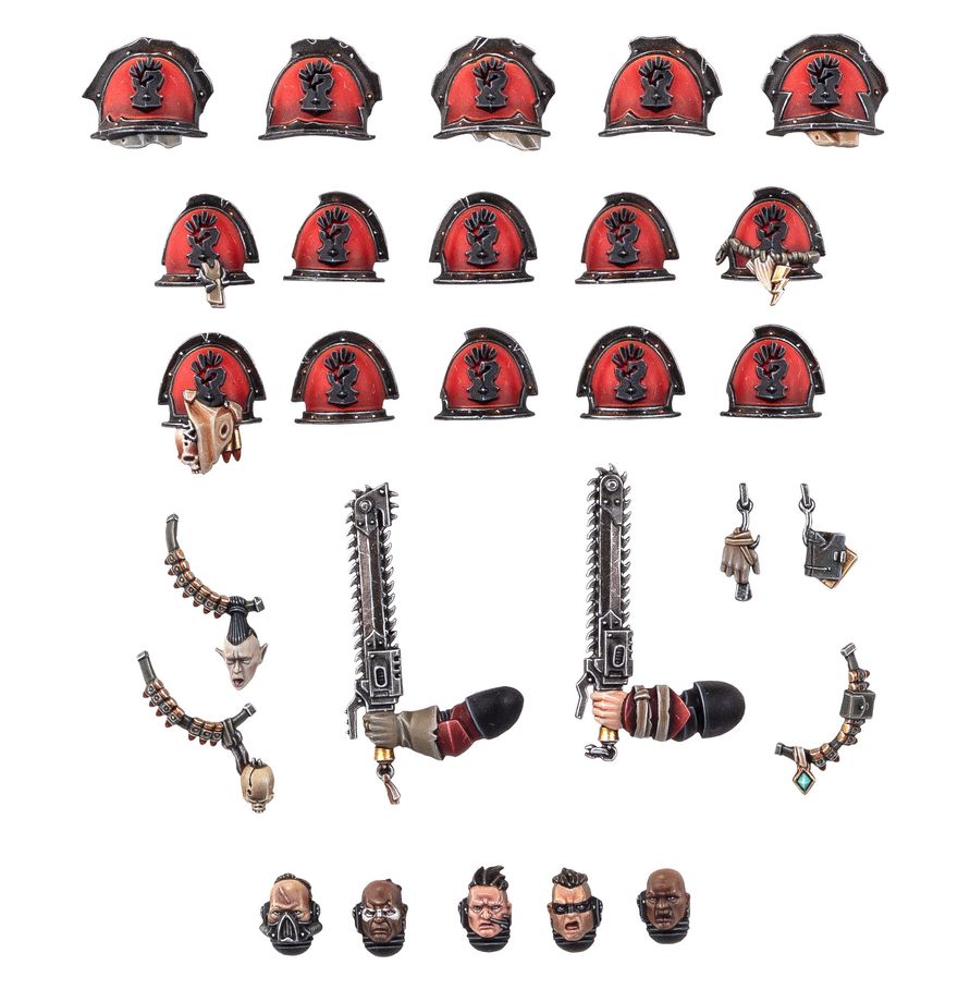 RED CORSAIRS UPGRADES AND TRANSFERS - CHAOS SPACE MARINES - WARHAMMER 40,000 10TH EDITION