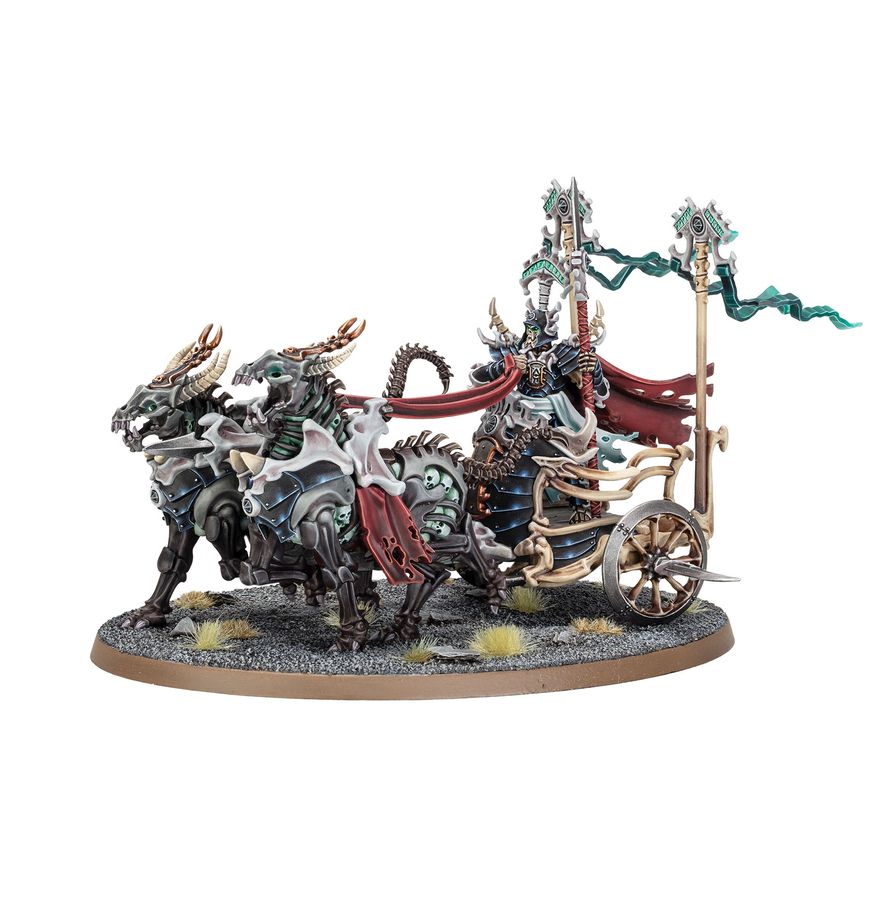 Liege Kavalos on War Chariot - Ossiarch Bonereapers - Warhammer Age of Sigmar 4th Edition