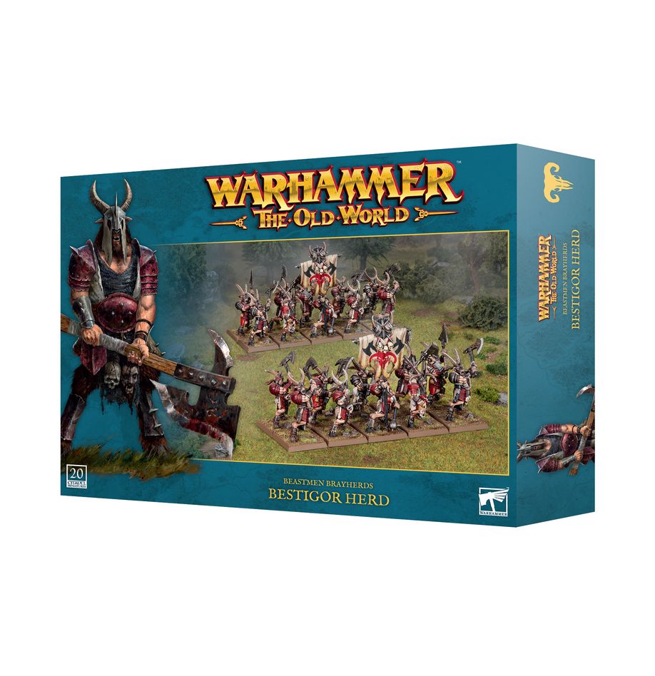 Bestigor Herd - Beastman Breyherds - Warhammer; the old world