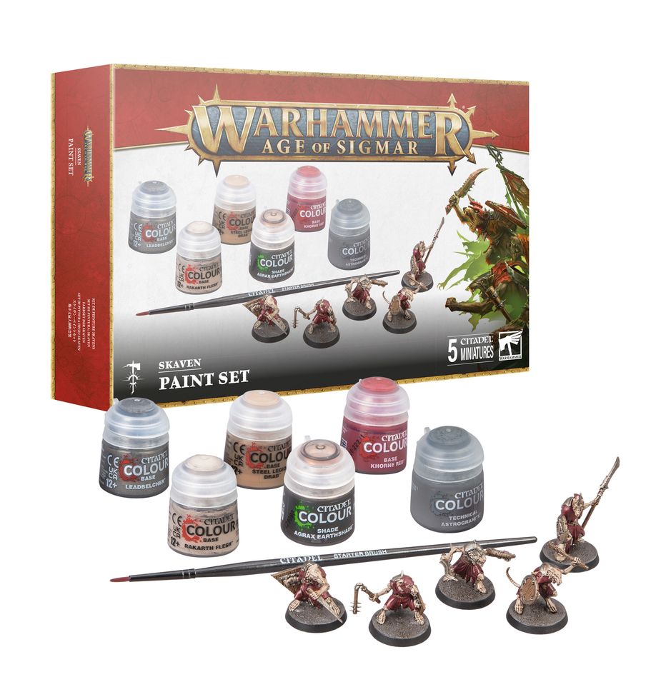 Skaven Paint Set - Warhammer: Age of Sigmar 4th Edition