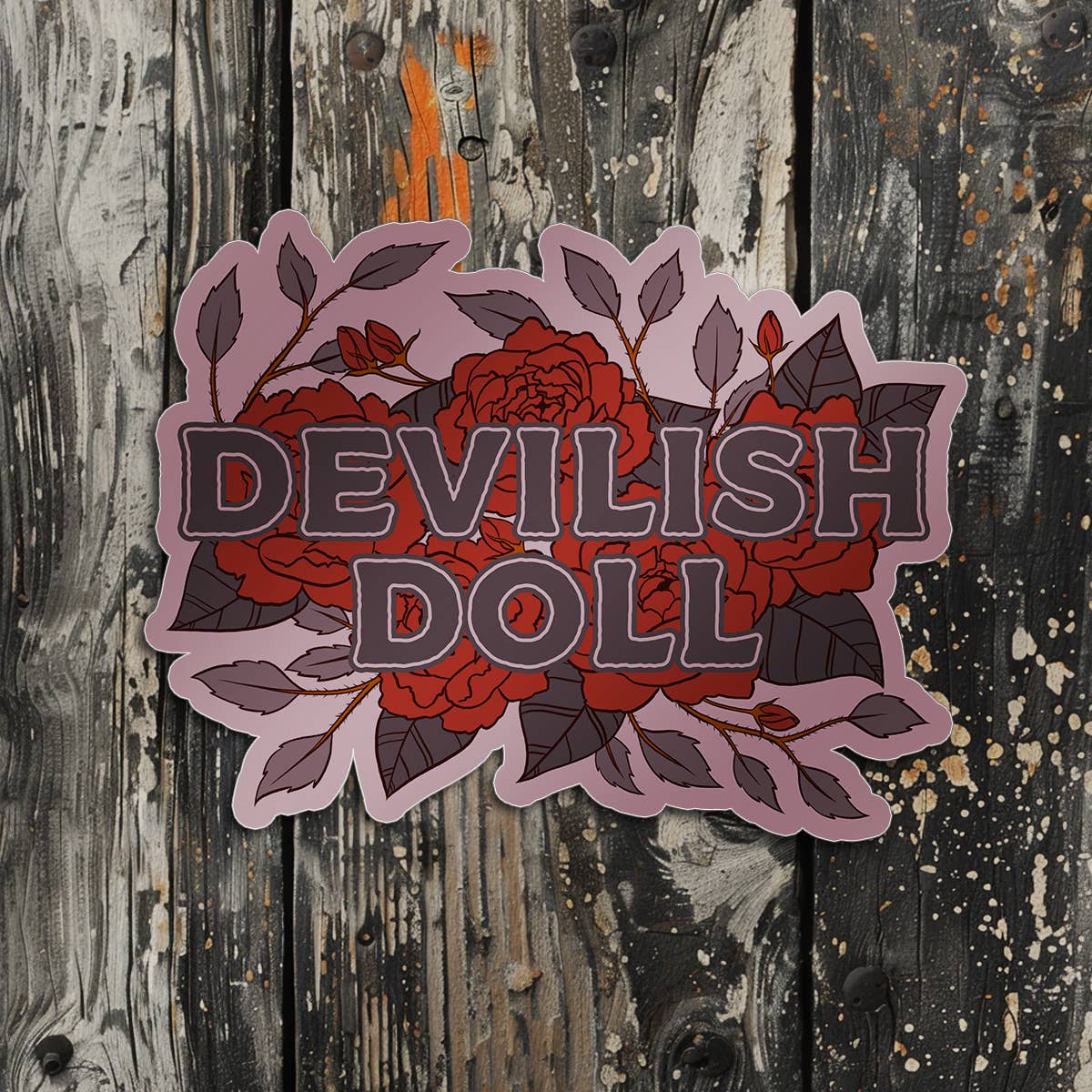 FCC Sticker | Devilish Doll