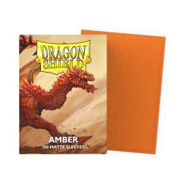 Dragon Shield Sleeves: Matte Amber (Box Of 100)