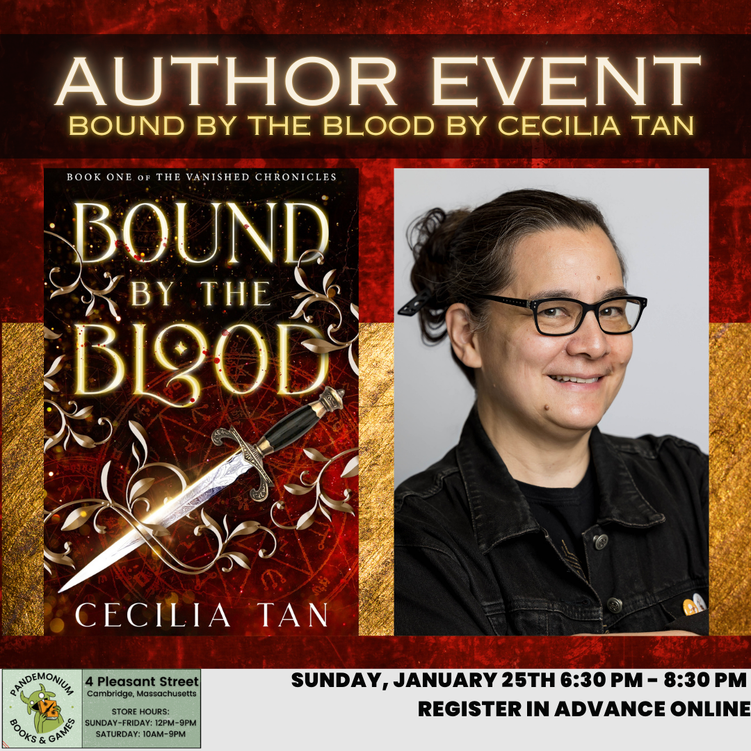 Author event with Cecilia Tan! Bound by the Blood: Vanished Chronicles 1