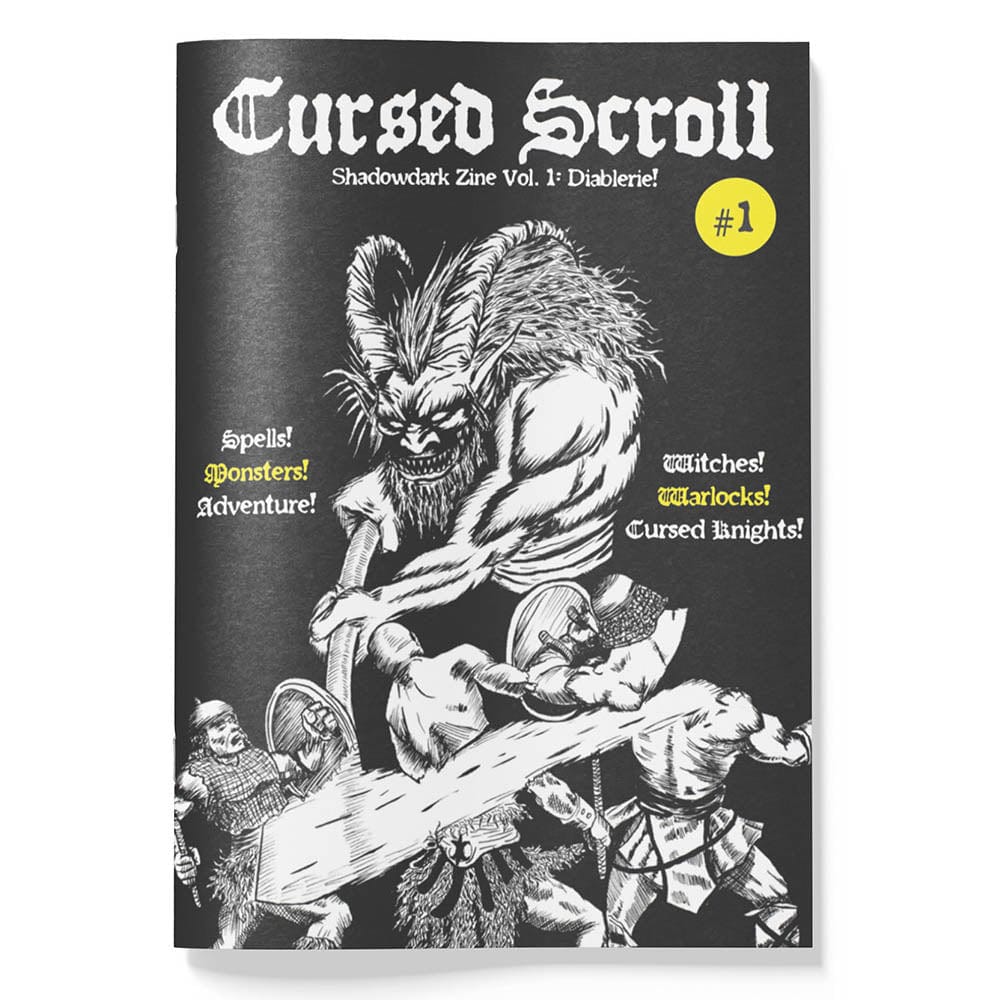 Cursed Scroll Zine #1: Diablerie! (Shadowdark RPG)