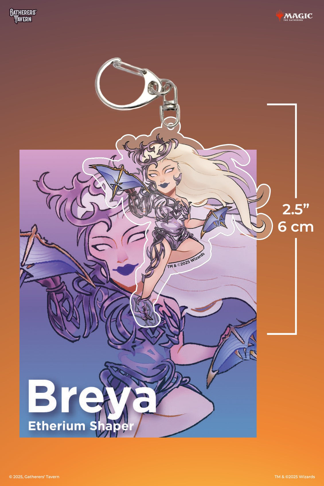 Magic: The Gathering - Breya, Etherium Sculptor Keychain