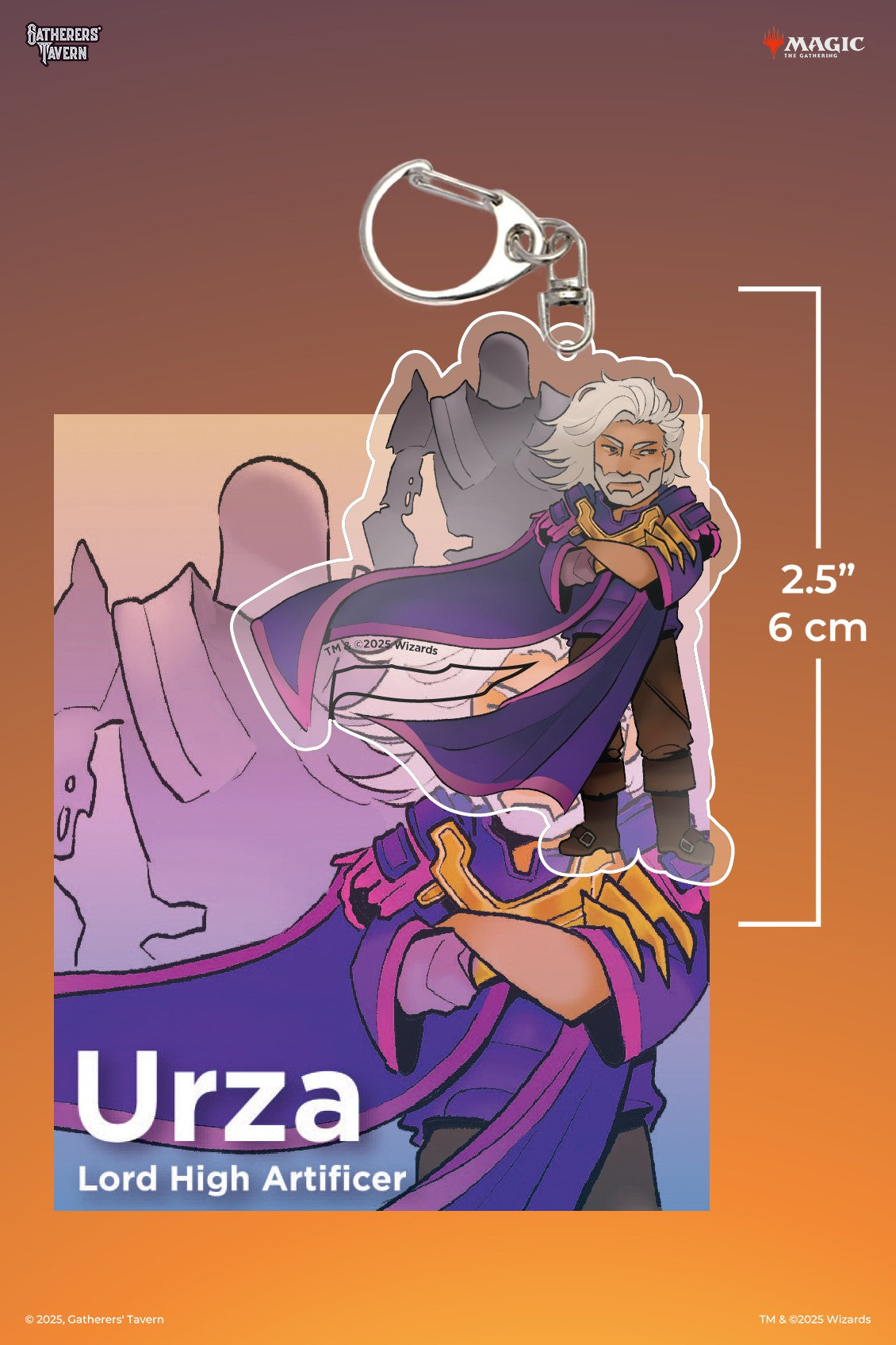 Magic: The Gathering - Urza, Lord High Artificer Keychain