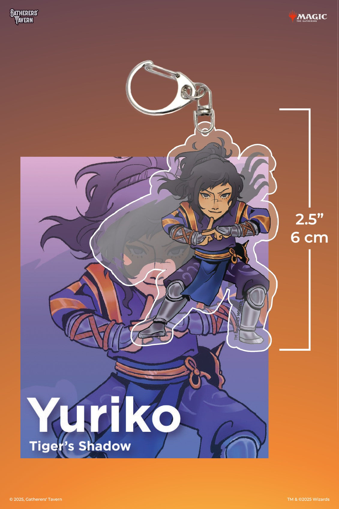 Magic: The Gathering - Yuriko, Tiger's Shadow Keychain