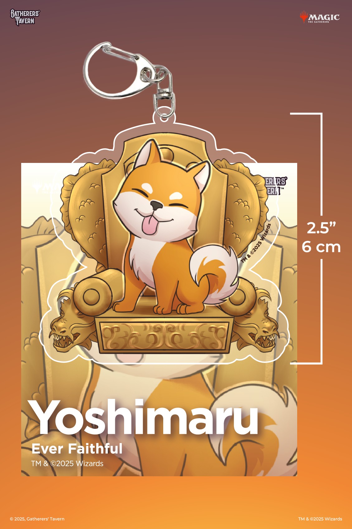 Magic: The Gathering - Yoshimaru Ever Faithful Keychain