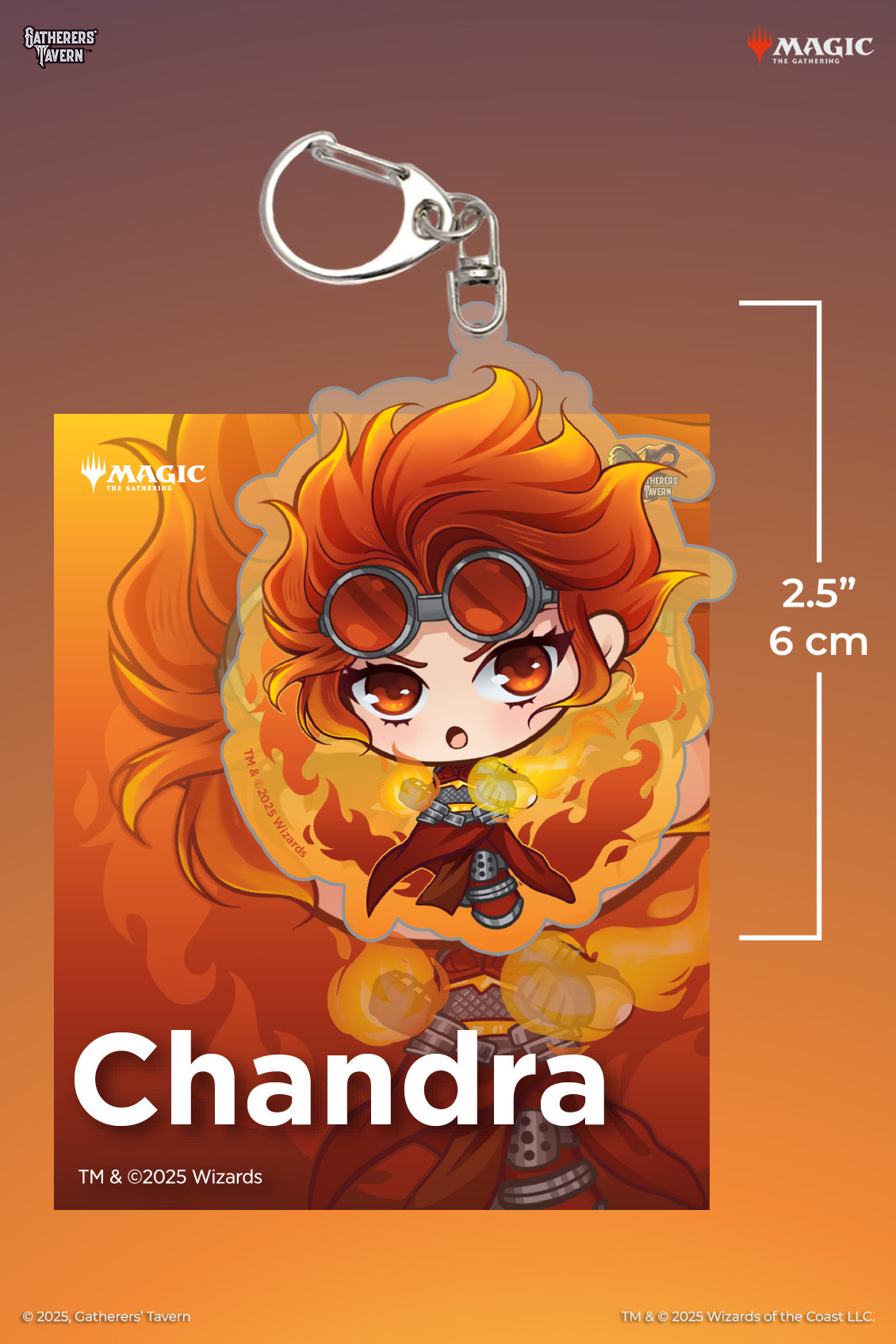 Magic: The Gathering - Chandra Keychain