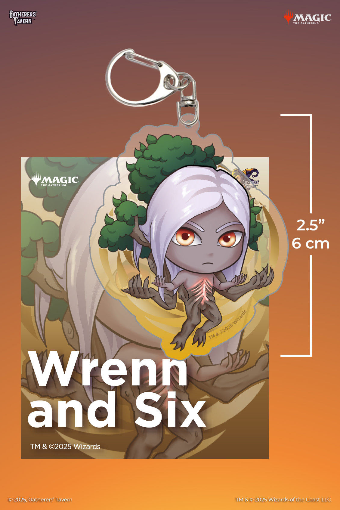 SALE - Magic: The Gathering - Wrenn And Six Keychain