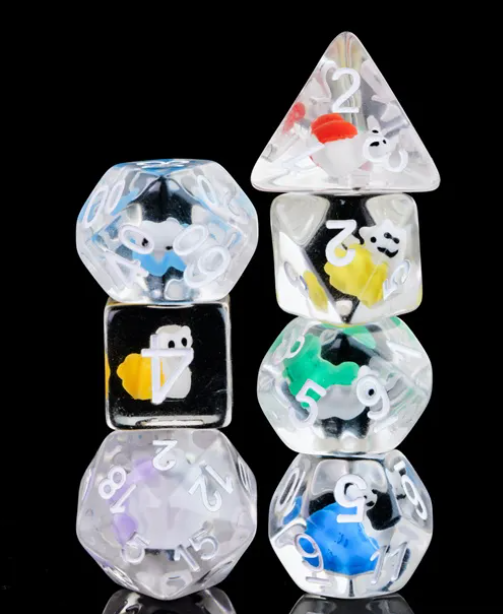 UD Creature Inclusion Standard Dice Set | Snail (Rainbow)