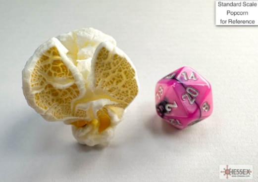 Mini-hedral Gemini Series 7DPoly Dice Set | Black & Pink