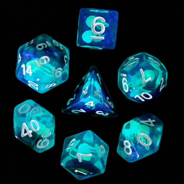UD Creature Inclusion Standard Dice Set | Jellyfish (Glow)