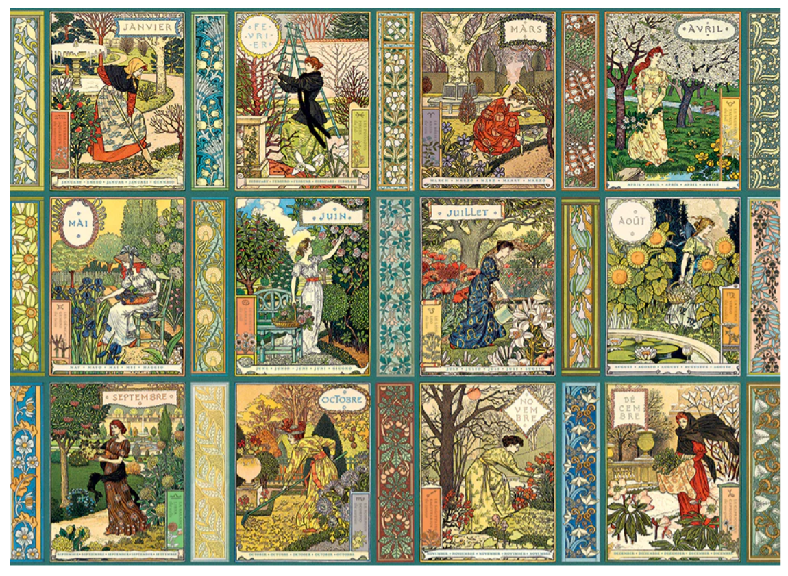 Jardinière: A Gardener's Calendar | 1000pc Puzzle