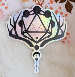 F&F Holographic D&D Class Sticker | Druid