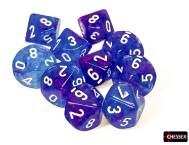 10D10 Nebula Series Dice Set | Luminary Aura