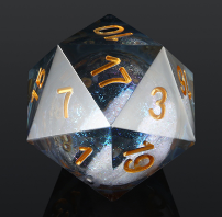 DH Liquid Core Standard Dice Set | Deep Space