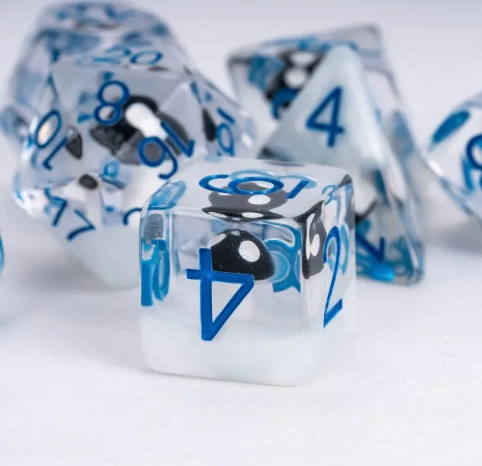UD Floral Inclusion Standard Dice Set | Mushroom (Inkcap)