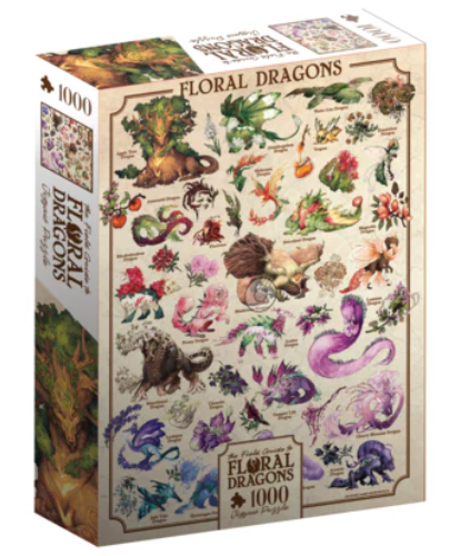 Scroungecraft Series 2: A Field Guide to Floral Dragons - Dragon Gallery | 1000pc Puzzle