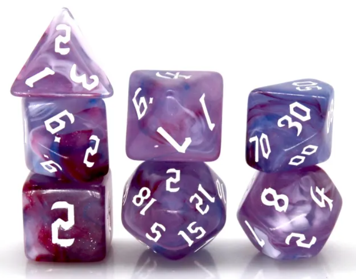 HS Gothic "Lost Control" Blend Standard Dice Set