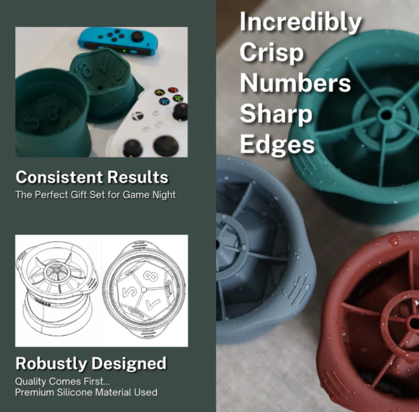 "Dicicle" Ice Mold | DM Set