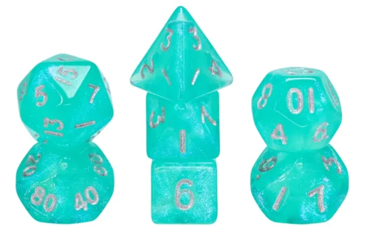 HD Mini Dice Set | Powdered Honeydew
