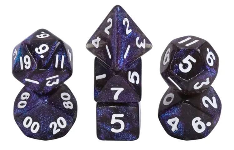 HD Mini Dice Set | Black Hole