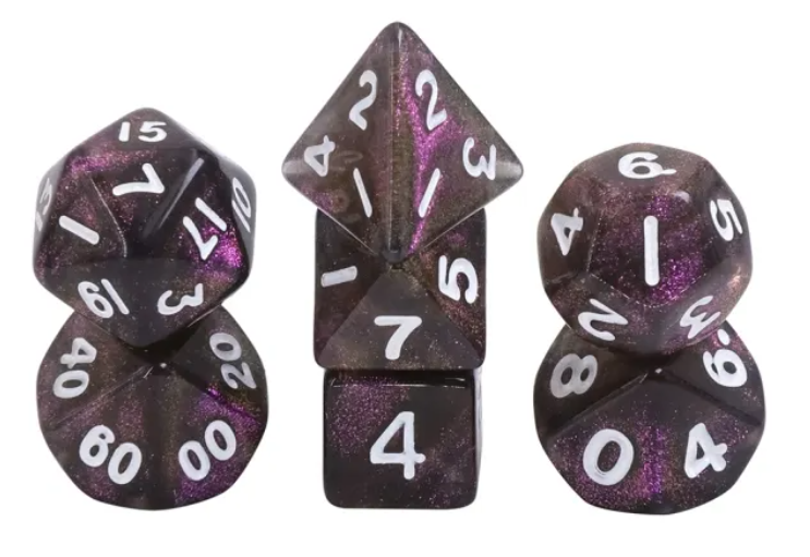 HD Mini Dice Set | Dark Moon