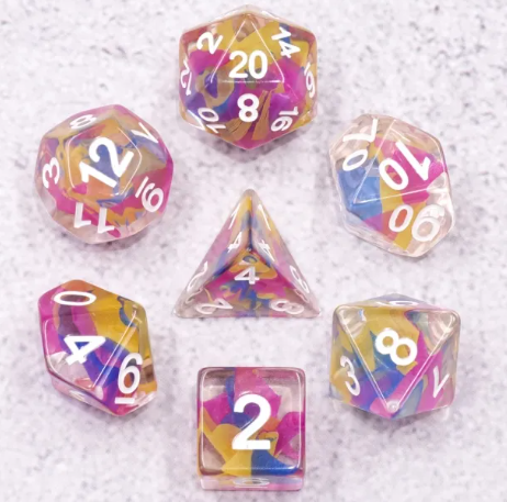 HD Object Inclusion Standard Dice Set | Wicked Dreams