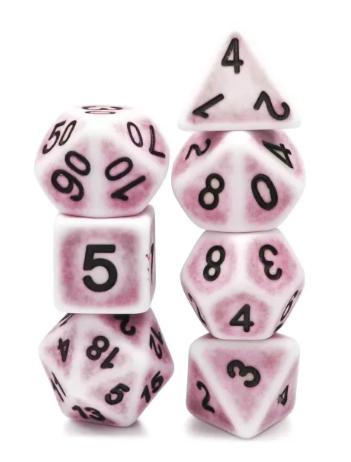 HD Opaque Standard Dice Set | Ancient Flower