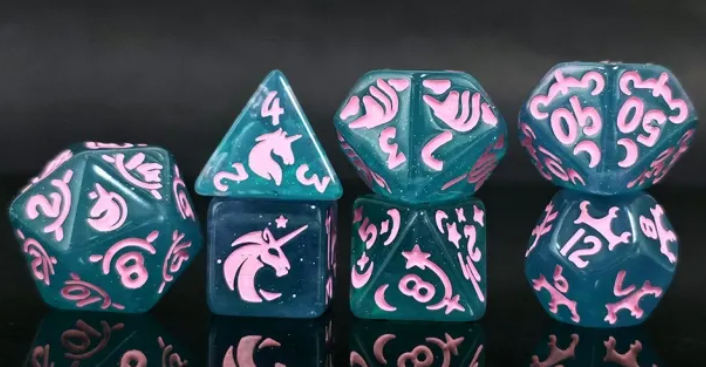 HS Opaque Standard Dice Set | Last Unicorn