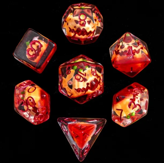 UD Object Inclusion Standard Dice Set | Jack-o'-Lantern